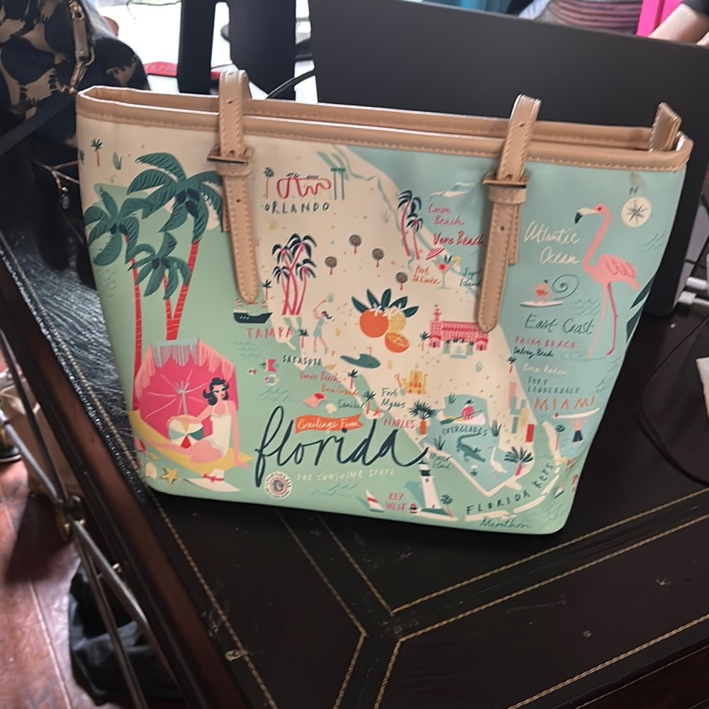 Spartina  449 Florida zippered, footed tote